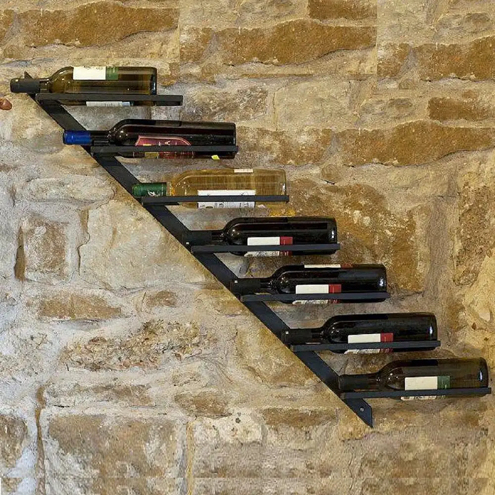 big-raft-perete-suport-vin-wine-homs-ro-mobila-decor-3-xiza Raft de perete/suport vinuri, Wine Stand Homs,88x72x10 cm,metal - imagine 1