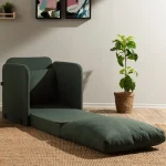 Fotoliu Extensibil Saga, verde, 200 cm x 60 cm