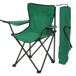 Set 2 scaun pliabil cu cotiera si suport,pentru camping,gradina,verde - imagine 5