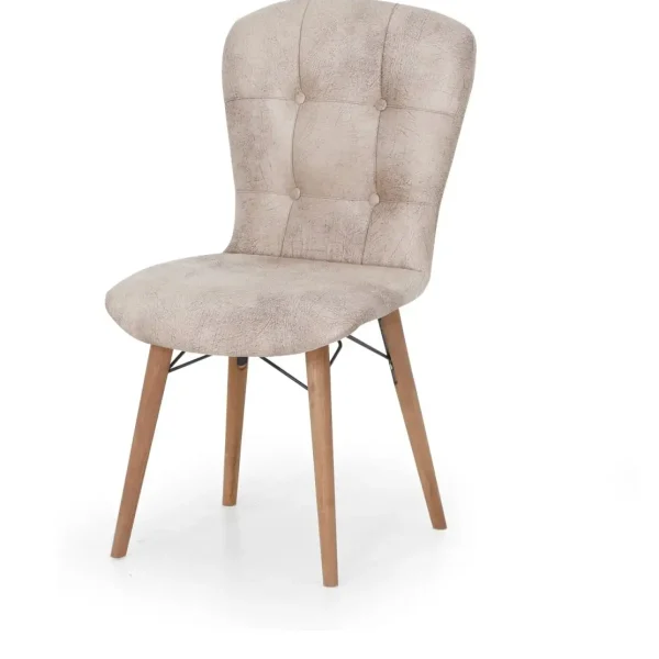 Scaun living tapitat bej Beluga Homs