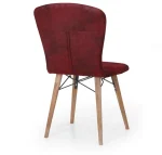 Scaun living tapitat mustar Beluga Homs - imagine 12