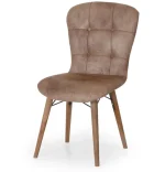 Scaun living tapitat mustar Beluga Homs - imagine 7