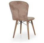 Scaun living tapitat mustar Beluga Homs - imagine 8