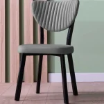 Set Masa Barton din MDF cu 4 Scaune din metal,140 cm - imagine 2