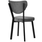 Scaun Barton, gri, profil din metal - imagine 4