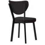 Scaun Barton, negru, profil din metal - imagine 2