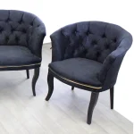 Fotoliu Milano, negru, picioare negru, Homs - imagine 4