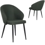 Scaun tapitat si piciore metal clasa A - imagine 4