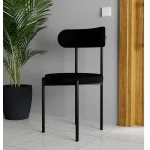 Scaun Onita, metal, negru - imagine 2