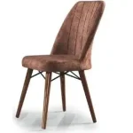 Scaun living tapitat Valentina Homs,caramiziu - imagine 9