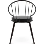 Scaun metal, Dining Homs, negru 76 x 62 cm,30450