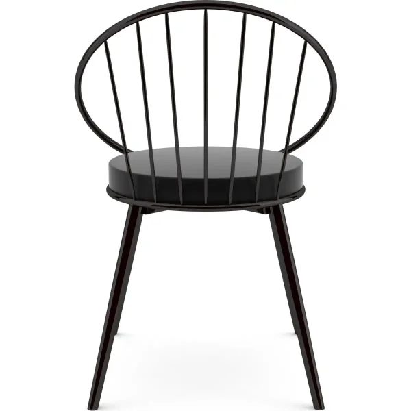 Scaun metal, Dining Homs, negru 76 x 62 cm,30450