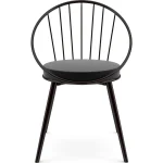Scaun metal, Dining Homs, negru 76 x 62 cm,30450 - imagine 2