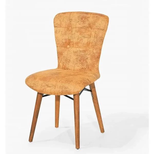 Scaun living tapitat mustar Beluga Homs