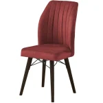 Scaun living tapitat Valentina Homs,caramiziu - imagine 6