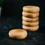 Set 6 Boluri din Lemn Natural - imagine 2