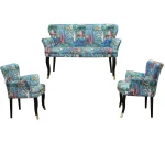 Fotoliu cocktail Relax Homs textil albastru - imagine 8