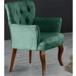 Fotoliu tip berjer, Cafe Homs,verde - imagine 2