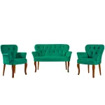 Fotoliu tip berjer, Cafe Homs,verde - imagine 16