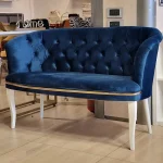 Canapea Milano culoare albastru 2 locuri