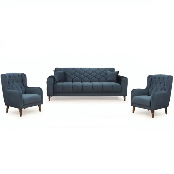 Set canapea cu 2 fotolii Milas