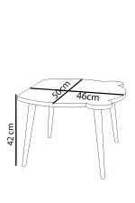 Set masa+ 1 scaun pentru copii Panda Homs,Roz - imagine 4