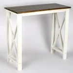 Set masa de bucatarie + 2 scaune tip bar, Barbara, 100 cm - imagine 3