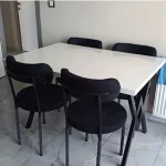 Scaun Onita, metal, negru - imagine 18