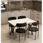 Scaun Onita, metal, negru - imagine 17