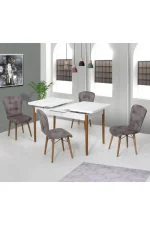 Scaun living tapitat mustar Beluga Homs - imagine 21