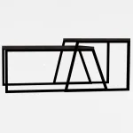 Set masuțe de cafea Vitali 2 bucati 75 cm - imagine 6