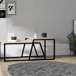 Set masuțe de cafea Vitali 2 bucati 75 cm - imagine 5