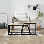 Set masuțe de cafea Vitali 2 bucati 75 cm - imagine 3