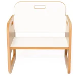 Set masa + 1 scaun copii 60×40×45 cm – PAL alb/sonoma – Marni - imagine 7