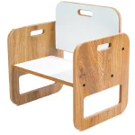 Set masa + 2 scaune copii 60×40×45 cm – PAL alb/sonoma – Marni - imagine 14