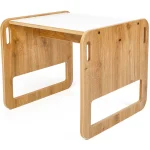 Set masa + 2 scaune copii 60×40×45 cm – PAL alb/sonoma – Marni - imagine 9