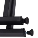 Set 2 picioare metalice pentru măsuță de cafea, design industrial,42 cm - imagine 2