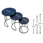 Set masuta de cafea, seria 259,Homs, 3 buc,5007 - imagine 4