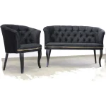 Set canapea Milano Relax 2+1, Homs textil albastru - imagine 13