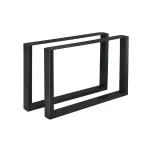 Set 2 Picioare Metalice pentru Băncuță, Design Industrial, 90x72 cm - imagine 2