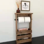 Stand suport toaleta,seria wood,homs,lemn natur,700034 - imagine 4