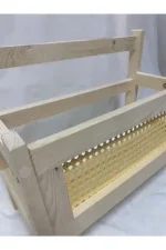 Organizator din lemn pentru carti si caiete,seria wood, Homs, 49 x 41 x 28 cm,700180